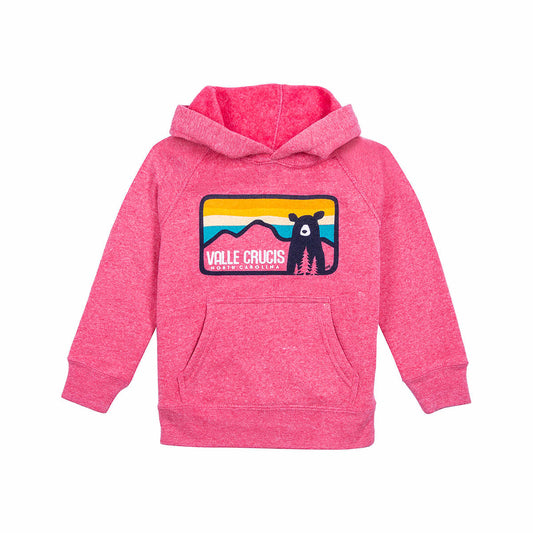 Bum Wraps Toddler Valle Crucis Bear Hoodie Pomegranite