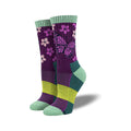 Wild Wings Compass Wool Socks Purple
