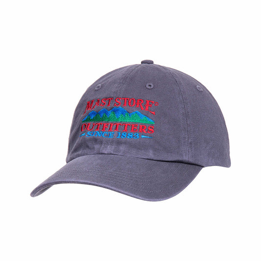 Mast Store Outfitters Embroidered Cotton Twill Hat Charcoal