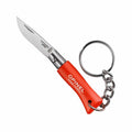 No.02 Stainless Steel Pocket Knife with Keychain Orange