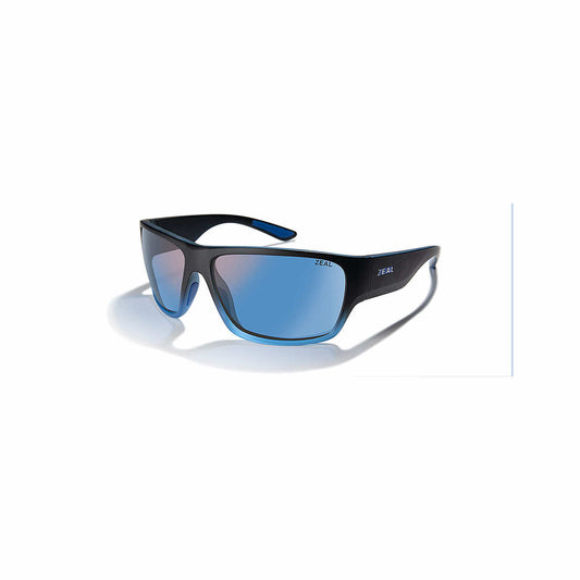 Color swatch for Zeal Optics Decker Polarized Sunglasses in Blk Mariner