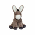 Douglas Cuddle Toys Jackie Soft Donkey Plush Toy Grey Black
