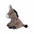 Douglas Cuddle Toys Jackie Soft Donkey Plush Toy Grey Black