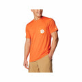 Men's Clemson University Tech Trail Short Sleeve Pocket T-Shirt  Spark Orange