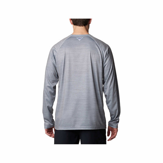 Men's Clemson University PFG Terminal Tackle Long Sleeve T-Shirt Col Grey Htr