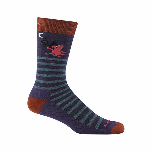 Men's Wild Life Crew Lightweight Lifestyle Socks Blackberry