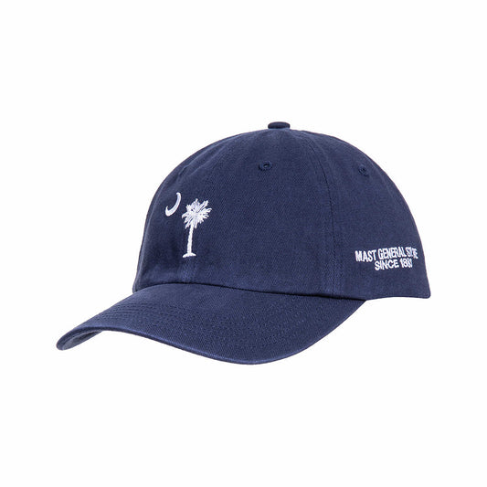 Mast General Store Palmetto Moon Embroidered Twill Hat Navy