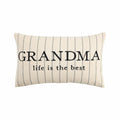 Grandma Names Striped Pillows
