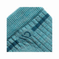 Wide Open Women's Single Stripe Cushioned Quarter Socks Teal