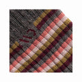Wide Open Women's Multi Stripe Cushioned Micro Crew Socks Taupe