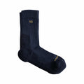 Wide Open Men's Solid Cushioned Micro Crew Socks Denim