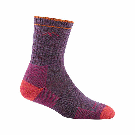 Women's Micro Crew Hiking Socks Plum