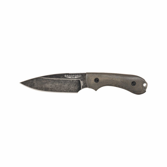 Bradford Knives Guardian 3 Knife - Nimbus Finish Od Green