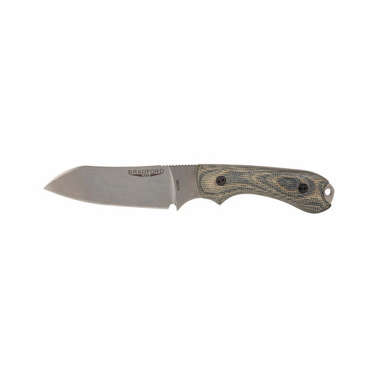 Bradford Knives Guardian 3 Knife - Stonewash Finish Camo