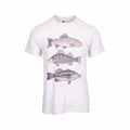 Barefoot Baby Three Fish Outdoor Summer Short Sleeve T-Shirt Beige