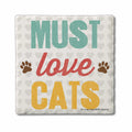 Cold Nose Warm Heart Coaster Love Cats