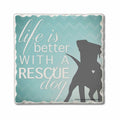 Cold Nose Warm Heart Coaster Rescue Dog