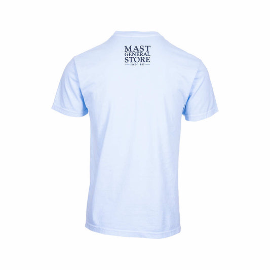 Color swatch for Mast General Store Roanoke State Star Short Sleeve T-Shirt in Hydrangea