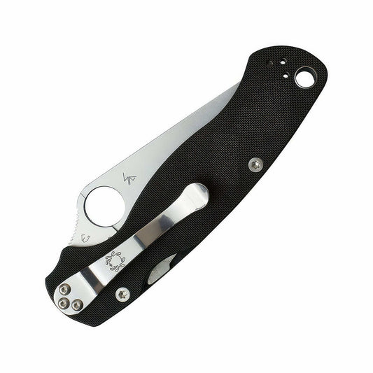 Color swatch for Paramilitary 2 SpyderEdge Knife in Black G