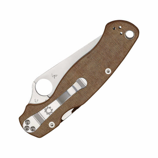 Paramilitary 2 Micarta Knife Brwn Canvas Micarta