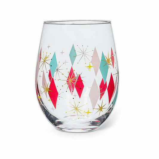 Abbott Diamond Stemless Wine Glass