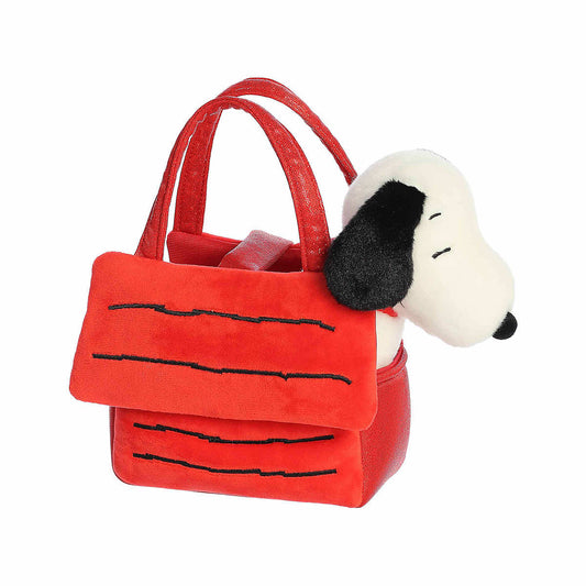 Aurora World Snoopy's House Fancy Pal Plush Carrier Toy