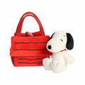 Aurora World Snoopy's House Fancy Pal Plush Carrier Toy