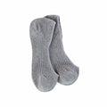 World's Softest Women's Weekend No-Show Liner Socks Hthr Grey