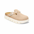 Birkenstock Women's Boston Chunky Suede Clogs Warm Sand