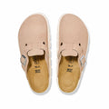 Birkenstock Women's Boston Chunky Suede Clogs Warm Sand