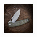 GiantMouse ACE Jagt Knife Grn Canvas