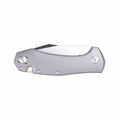 GiantMouse ACE Atelier Knife - Titanium Titanium Satin
