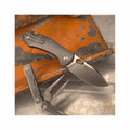 GiantMouse ACE Atelier Knife - Titanium Titanium Satin