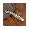 GiantMouse ACE Atelier Knife - Titanium Titanium Satin