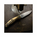 GiantMouse ACE Farley Slipjoint Knife - Brass Brass Elmax