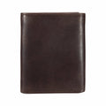 Men's Oil Tan Trifold Wallet Brown