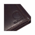 Men's Oil Tan Trifold Wallet Brown