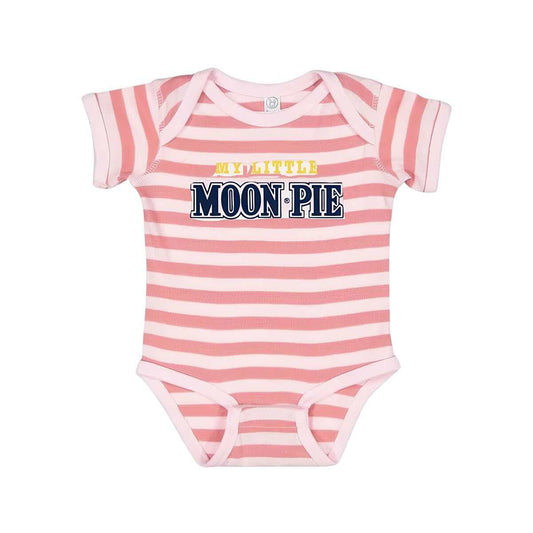 My Little MoonPie Pink Stripe Onesie