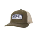MoonPie Logo Trucker Hat Brown Tan