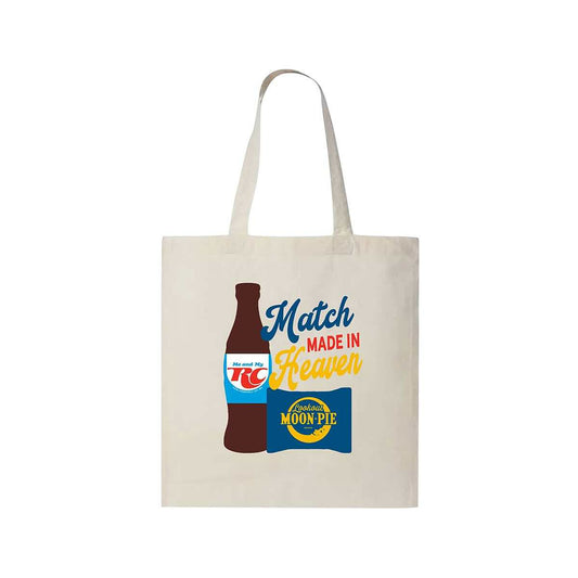 MoonPie Match Made In Heaven Canvas Tote Bag