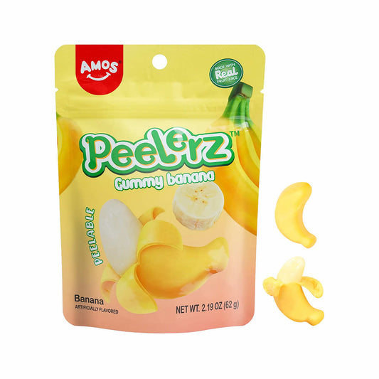 Amos Peelerz Gummy Banana Candy
