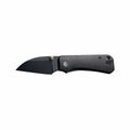 Baby Banter Thumb Stud Wharncliffe Knife Black Micarta