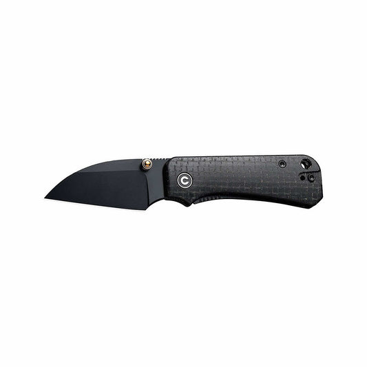 Color swatch for Baby Banter Thumb Stud Wharncliffe Knife in Purple Micarta