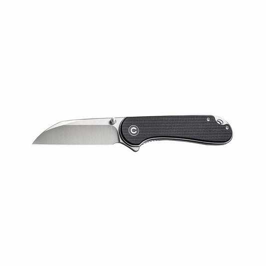 Elementum Flipper Nitro-V Steel Knife Blk Micarta