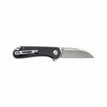 Elementum Flipper Nitro-V Steel Knife Blk Micarta