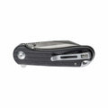 Elementum Flipper Nitro-V Steel Knife Blk Micarta