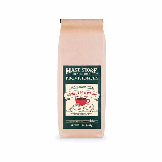 Mast Store Provisioners Bourbon Praline Pie Ground Coffee