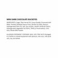 Dutch Valley Foods Mini Dark Chocolate Peanut Butter Buckeyes Candy - 1 lb.