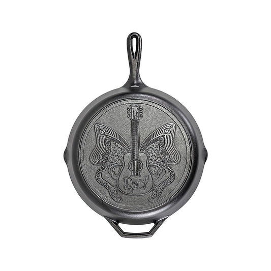 Lodge Love Is Like A Butterfly Dolly Parton Cast Iron Skillet - 12 Inch
