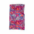Full Boho Bandeau Headband - Dark Red Pink Floral